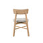 Chaises d'appoint rembourrées avec structure en bois massif-1136399099