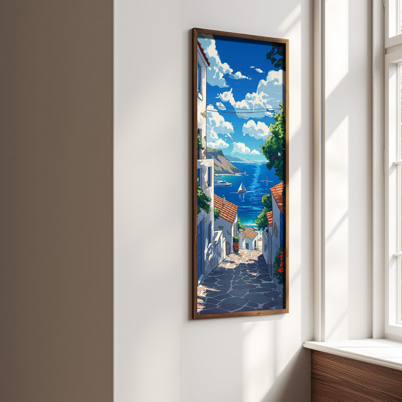 Élégante peinture décorative en panneau de fibres à densité moyenne, 15,8 po x 47,2 po | 100% UV imprimé sur panneau de fibres à densité moyenne de 3 mm avec cadre durable en bois de pin 100% (épaisseur: 0,14 pouce) | Art mural parfait pour le salon, la chambre à coucher et le bureau