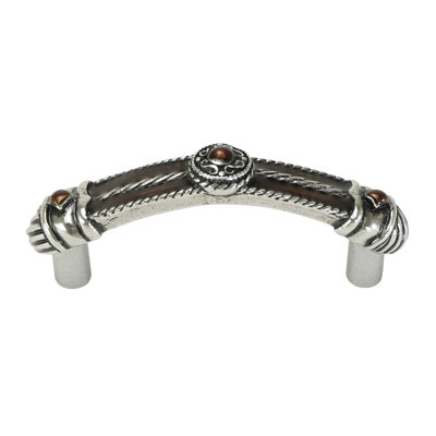 Vortice  Glaze 3 inches center to center pull with Smokey Topaz glaze in Chalice