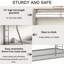 Bunk Bed with Built-in Ladder Included-326890792