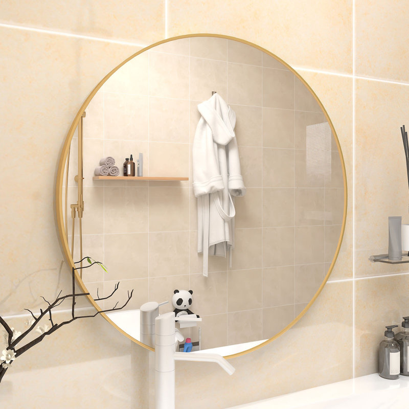 Miroir de salle de bain mural, 27,5 po x 27,5 po