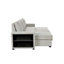 Canapé modulaire moderne en L avec fonction coulissante, canapé-lit convertible, méridienne de rangement, port USB et porte-gobelet pour le salon-588725085-588725081