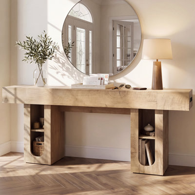 Console avec tablettes de rangement