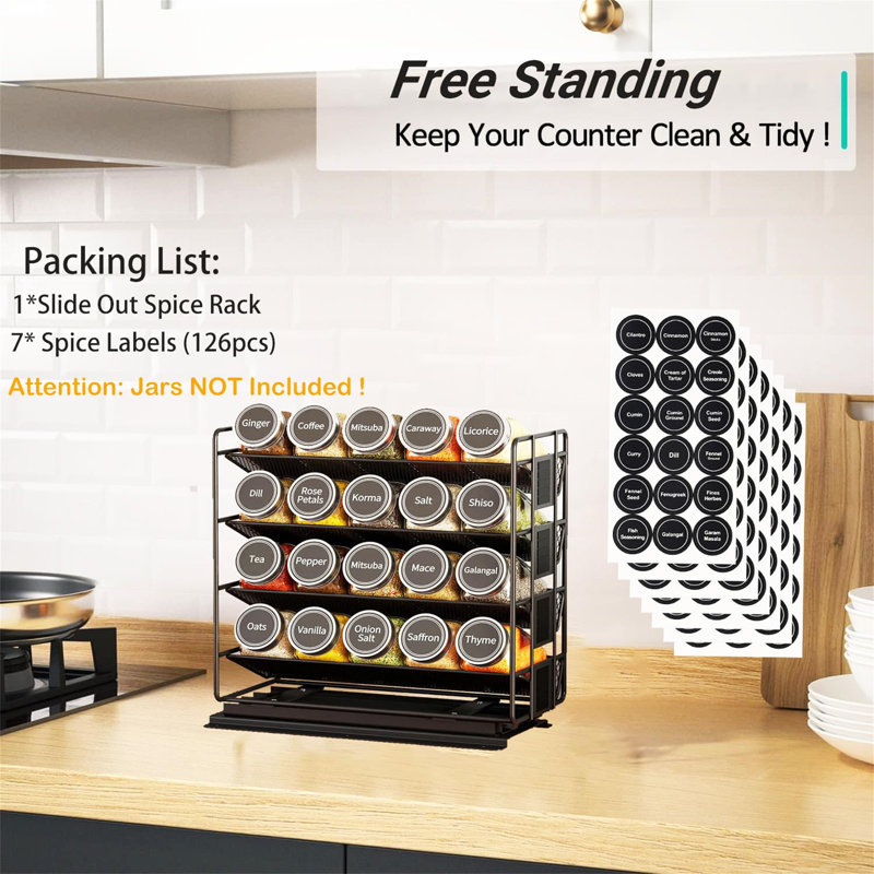 Stainless Steel Spice Rack