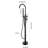 Tub Filler Faucet With Splash Prevention And Conversion Knob - Matte Black Handheld Shower Construction Stainless Steel-120951937