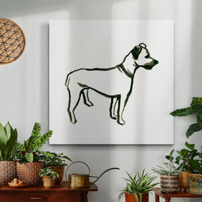 Canine Cameo IX-Premium Gallery Wrapped Canvas - Ready to Hang