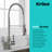 KRAUS Britt Single Handle Commercial Style Kitchen Faucet-98373820-98373827