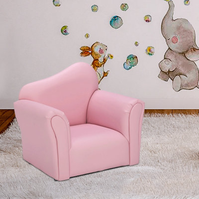 Canapé simple pour enfants avec dossier courbé