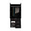 Armoire avec portes doubles, tablettes internes et tringle