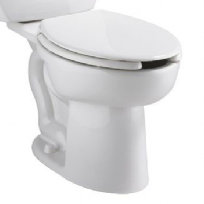 Cuvette de toilette allongée Cadet Flowise 1,1 GPF / 1,6 GPF seulement avec rebord rainuré