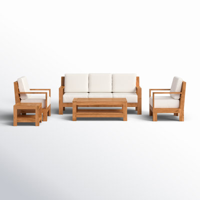 Beaufort Teak Outdoor Conversation Set