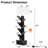 57" LED Tree Floor Lamp with Bookcase and Remote Control-114235638-114235641