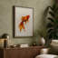 Goldfish in Ripples Japandi - Wrapped Canvas-1785136545-1785136546
