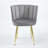 Modern dining chair set of 2 with iron tube legs-756516431