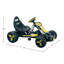 Go Kart for Kids - Voiture à pédales à 4 roues avec décalcomanies de course - Jouets d'intérieur et d'extérieur pour enfants de 3 à 7 ans de Lil 'Rider (noir)