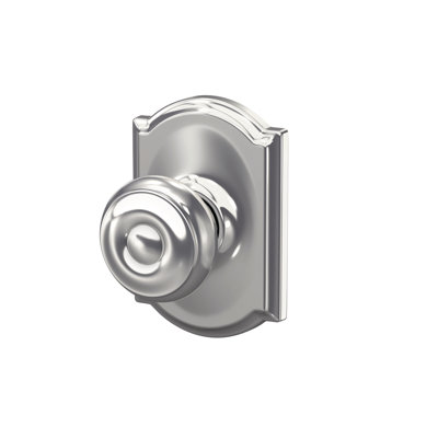 Georgian Passage Knob with Camelot Trim