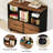 Burgener L-Shape Executive Desk with File Cabinet-2009782121