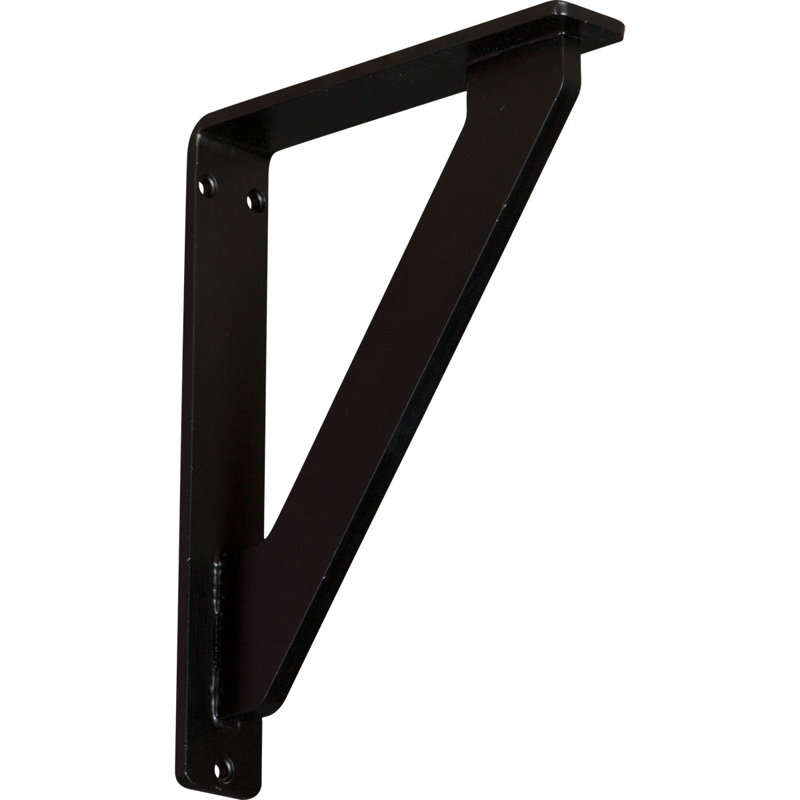 Support traditionnel en fer forgé, 1,5 po x 10 po