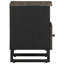Amry 40cm W Metal Bedside Table