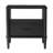 Transitional Solid Wood Spindle Nightstand-892261877