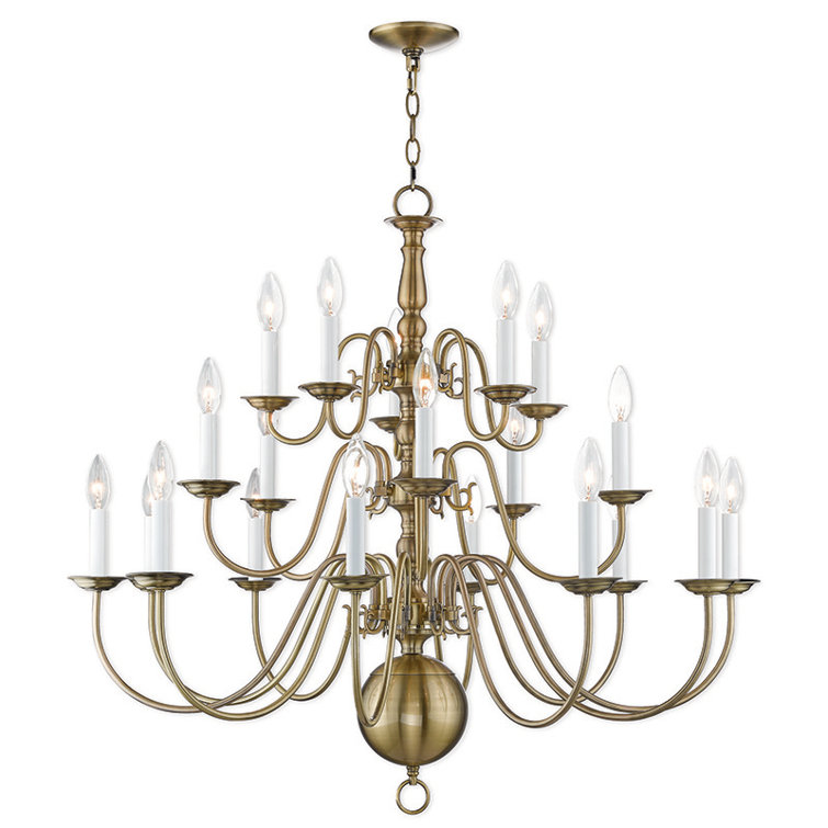Benedetto 20 - Light Dimmable Tiered Chandelier