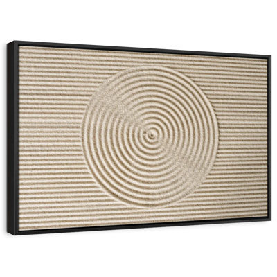 " Zen Circles In The Sand "