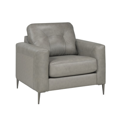 Faux Leather Armchair