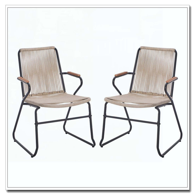 Iron Frame Moonstone Chair Durable Matte Finish