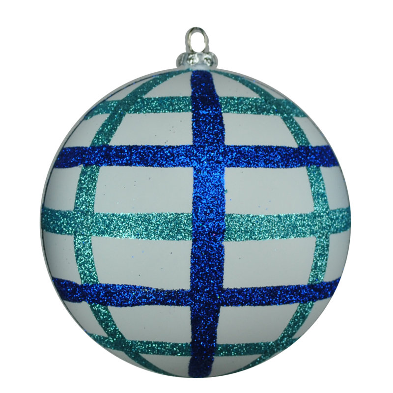 Ornement boule, Bleu