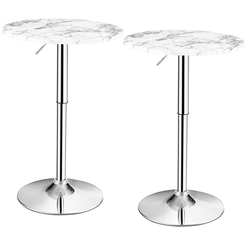 Table de salle à manger Nayaly, Blanc