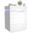 Elsun Nightstand with Wireless Charging Station, LED Light and 3 Drawers-92543922