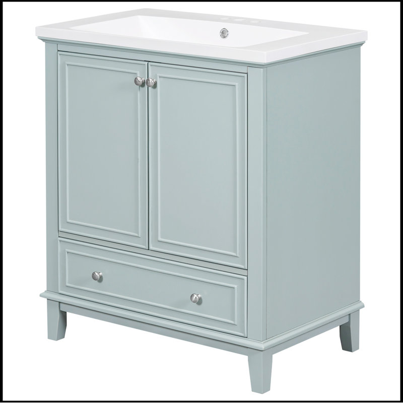 Meuble-lavabo sur pied simple 30 po avec comptoir Duy