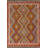 Multolor Kilim Reversible Wool Rug 4x6