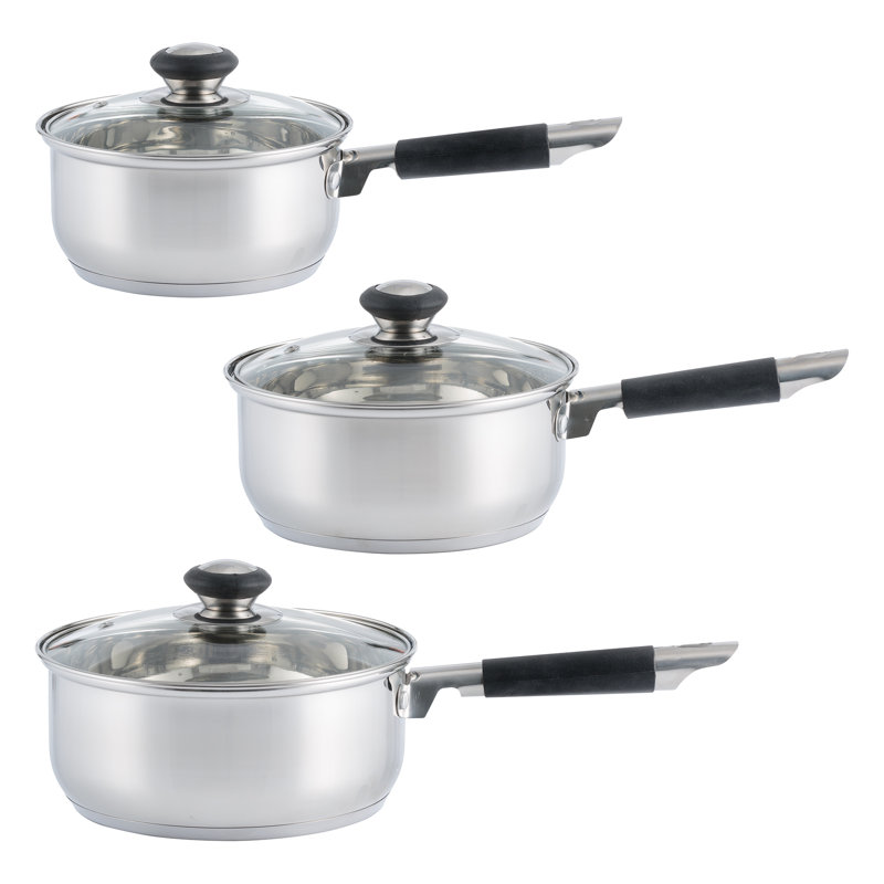 Everyday 3Pc Saucepan Set