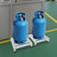 2 tablettes en acier inoxydable