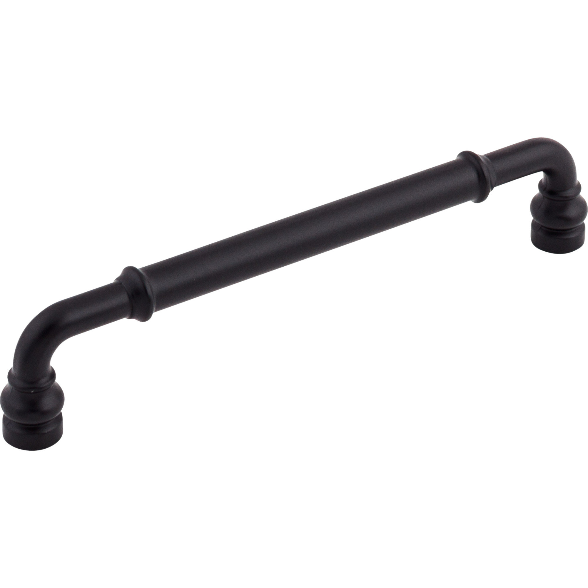 Brixton Bar Pull, Flat Black, 6 5/16" Center to Center