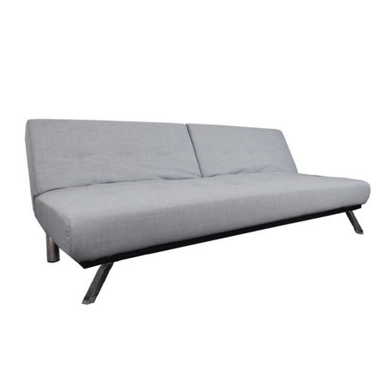 Canapé-lit Vikkie, Polyester gris