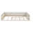Upholstered Floor Daybed With Guardrail-2058728959