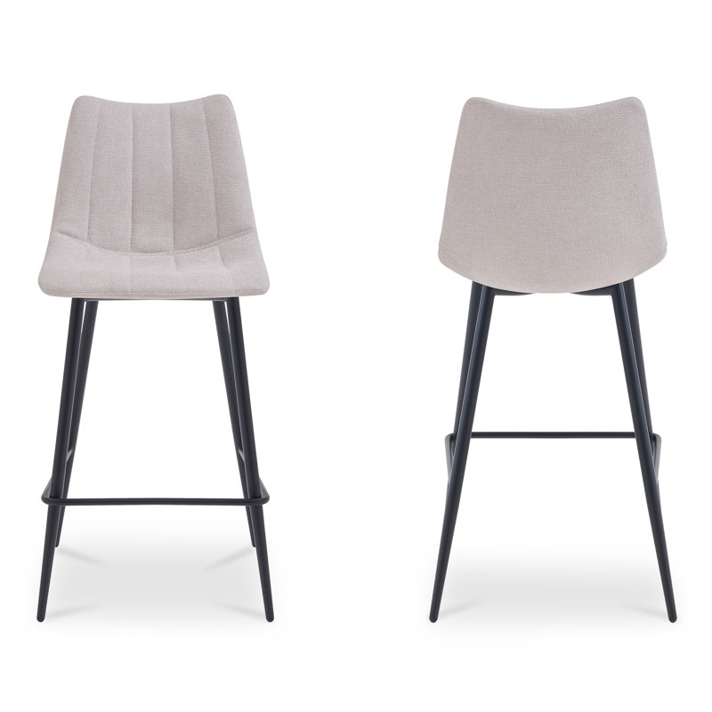 Finnigan Counter & Bar Stool, Beige/Fabric, Counter Stool (26" Seat Height)