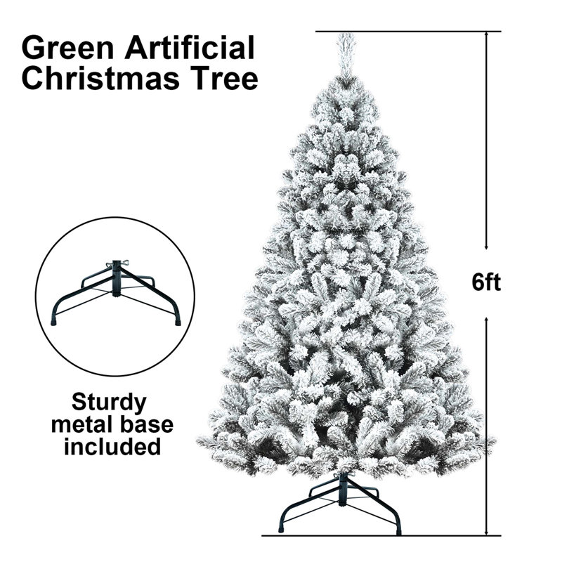 Arbre de Noël en PVC, 6'