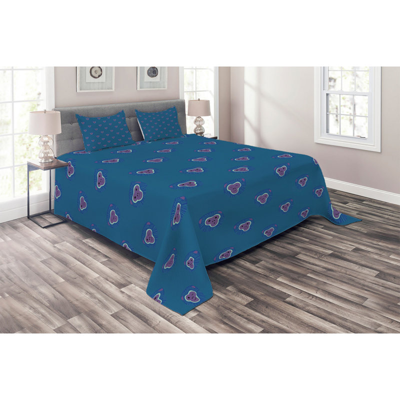 Farmhouse / Country Polyester Coverlet