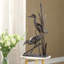 Heron Couple with Reeds Sculpture