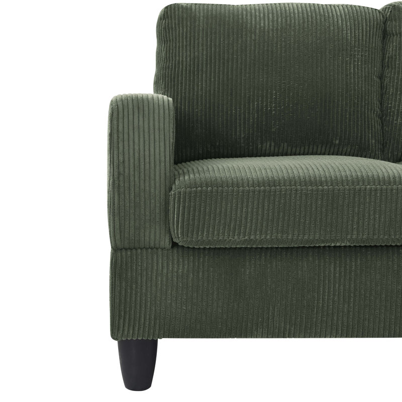 Ranjeeta 101" Wide Modular Sofa & Chaise with Ottoman