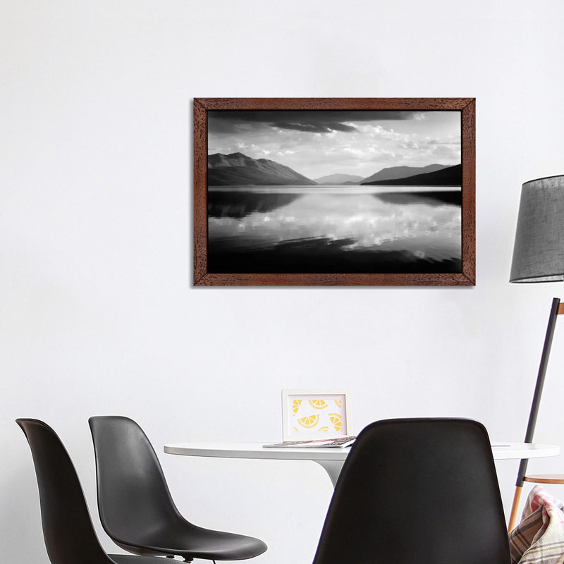 Ansel Adams - Print on Canvas, 101.6 cm H x 66.04 cm W, Brown Framed
