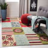 Soho Hand Tufted Wool And Viscose Floral Rug