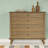 Large 4-Drawer Chest with Solid Wood Foot-1371284493