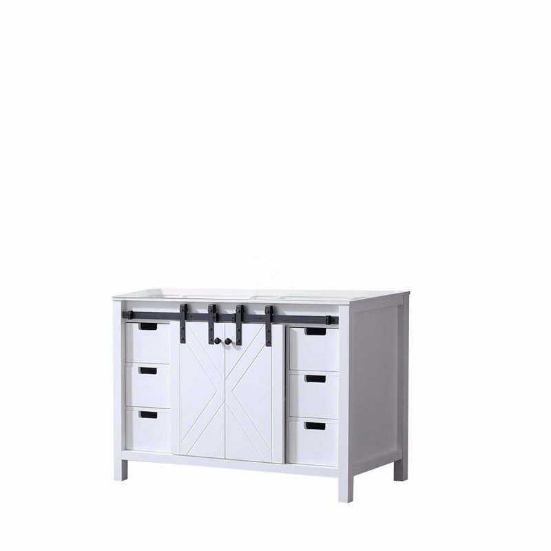 Meuble-lavabo de salle de bain 48 po X P 22 po D, Blanc