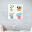«Cute Cacti», art sur toile-1801270473