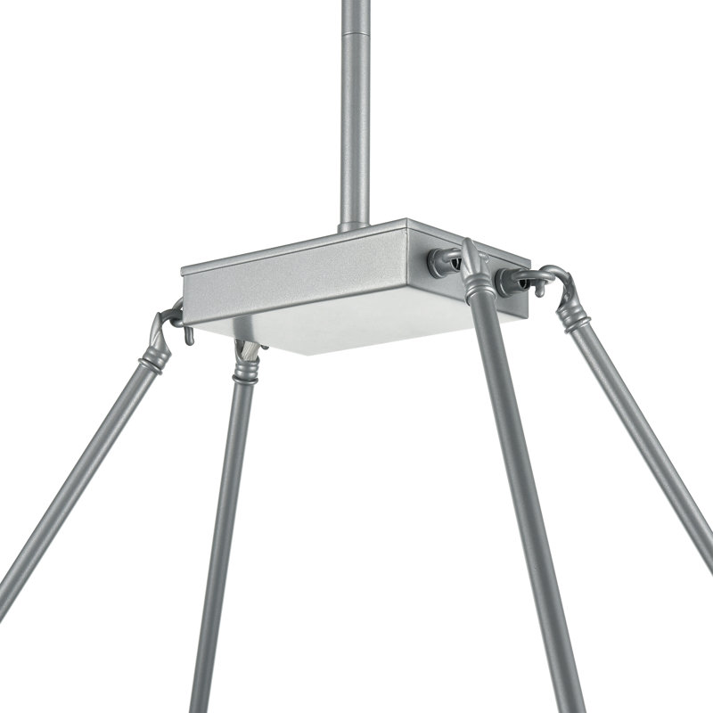 Sizer 12 - Light LED Kitchen Island Pendant, Silver