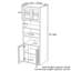 Freestanding Kitchen Pantry Storage Cabinet-129225958